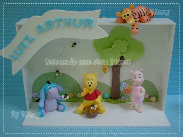 Porta Maternidade Turma Pooh